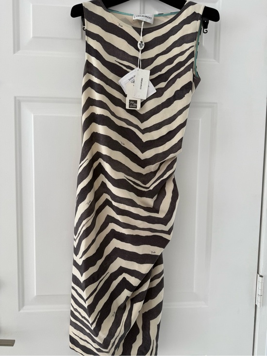 Emilio Pucci Dresses & Skirts - Emilio Pucci Black and Cream Zebra-Stripe Maxi Skirt